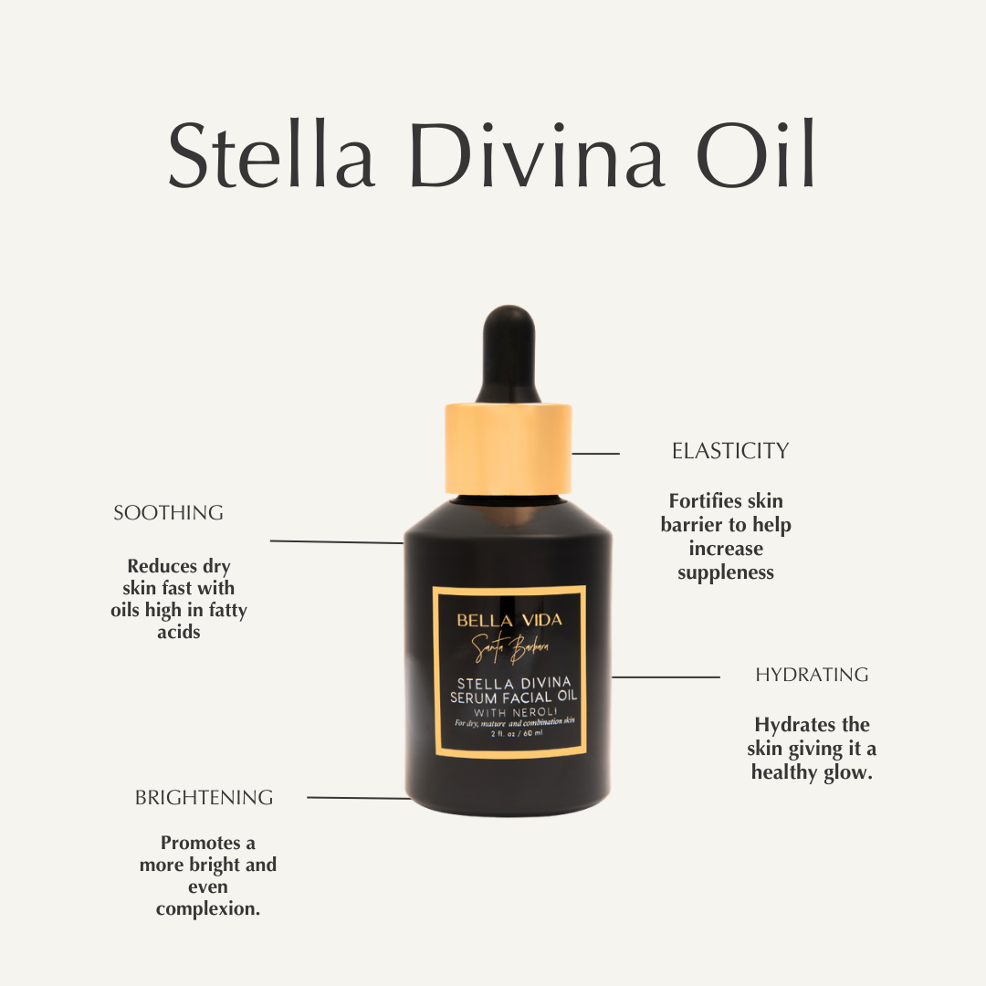 Stella Divina Facial Oil: Multi-tasking Dry Skin, Body and Hair