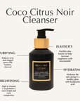 Coco Citrus Noir Cleanser: Oily & Acne Prone